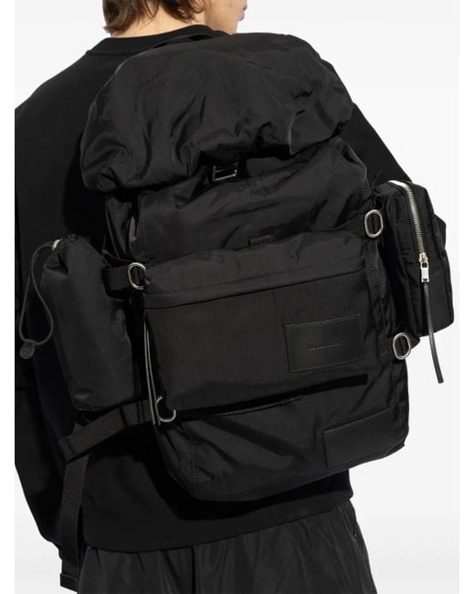 Jil Sander Black Backpack for men