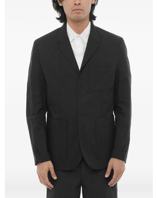 Neil Barrett Black Slim-Fit Single-Breasted Jacket for men