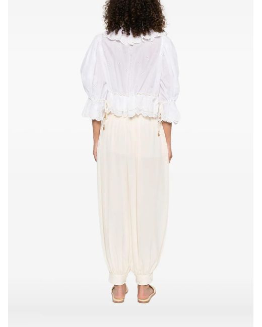 Chloé Cropped Top in het White