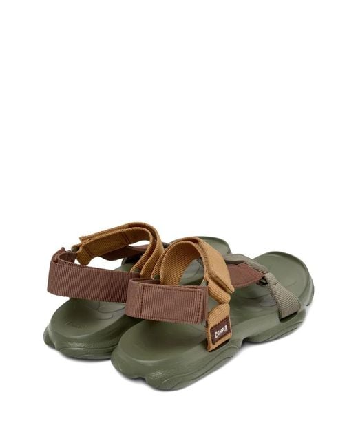 Camper Green Karst Strap Sandals