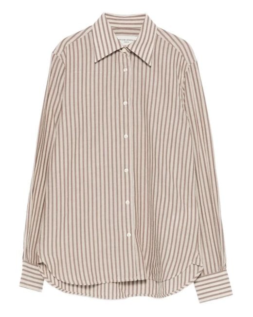 Officine Generale ストライプ シャツ Natural