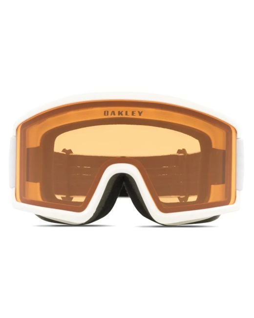 Oakley White Target Line M Snow Goggles for men