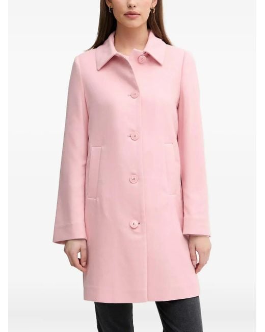 Benetton Pink Single-Breasted Coat