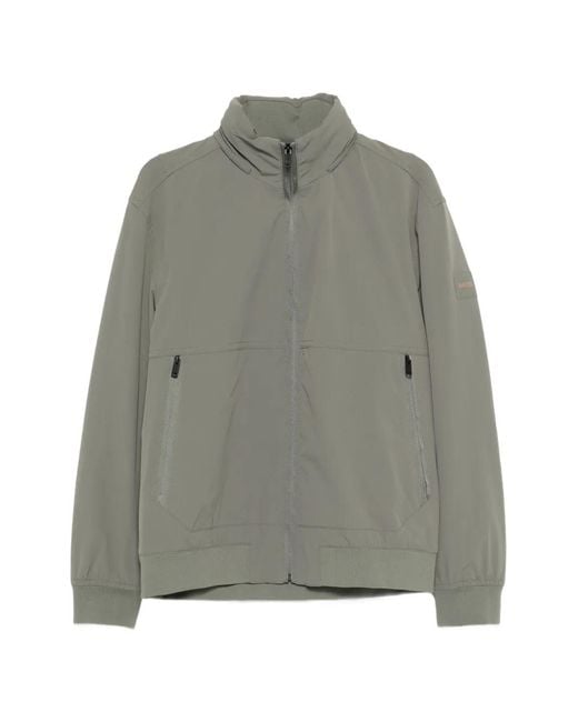 Boss Gray Zip Pockets Jacket for men