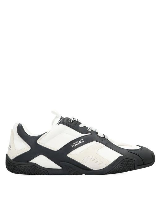 Versace Black Galaxia Panelled-Designer Sneakers for men