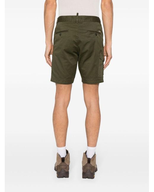 DSquared² Green Sexy Cargo Shorts for men