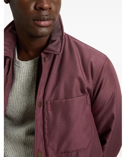 Woolrich Purple Cordura Patch-Pocket Jacket for men
