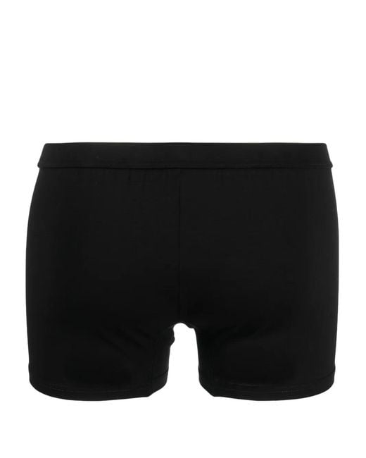 Dolce & Gabbana Black Logo-Patch Elasticated-Waist Boxers for men
