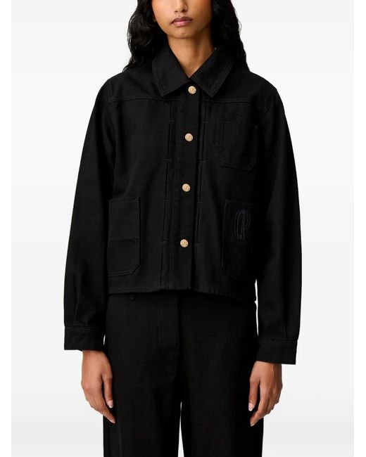 Claudie Pierlot Black Veste En Jean