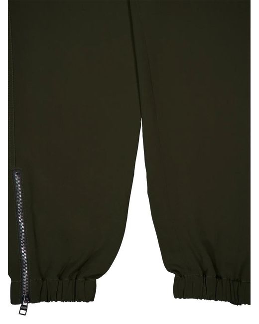 McQueen Black Drawstring Track Pants for men