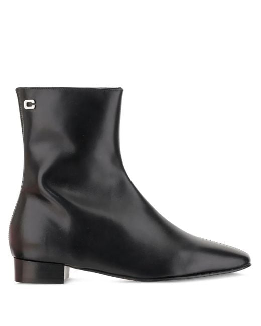 CAREL PARIS Aiglon 20mm レザーアンクルブーツ Black