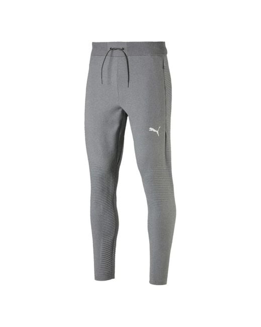 PUMA Gray N.R.G. Ribbed Track Pants for men