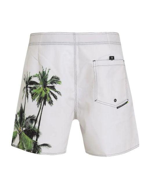 Osklen White Surf Coqueiros Swimming Trunks for men