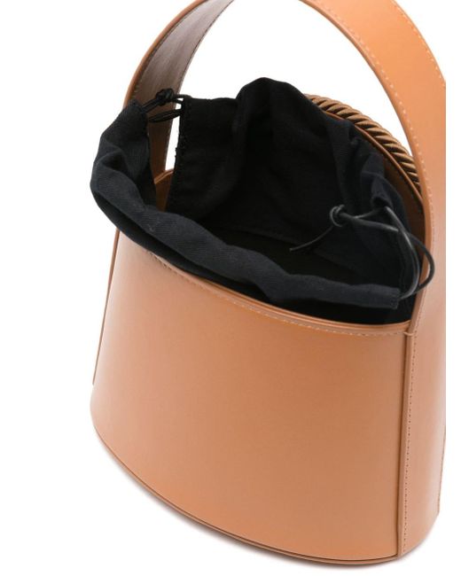 D'Estree Brown Gunther Leather Tote Bag