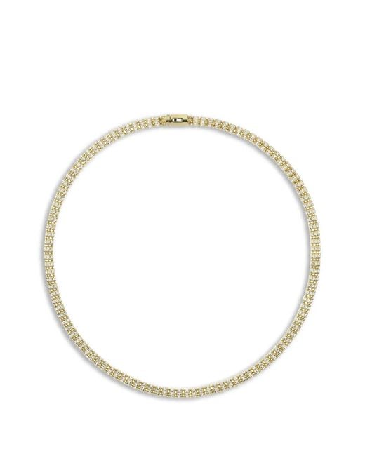 Desmo White Infinity Round Halskette Mit Perlen