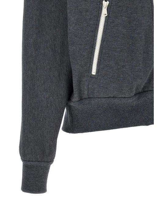 Logo Hoodie Brunello Cucinelli en coloris Gray