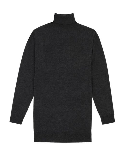 MM6 by Maison Martin Margiela タートルネック ミニドレス Blue