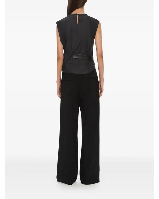 Christopher Esber Black Split Level Tailored Trousers