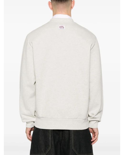 Sudadera Label H A.P.C. de hombre de color White