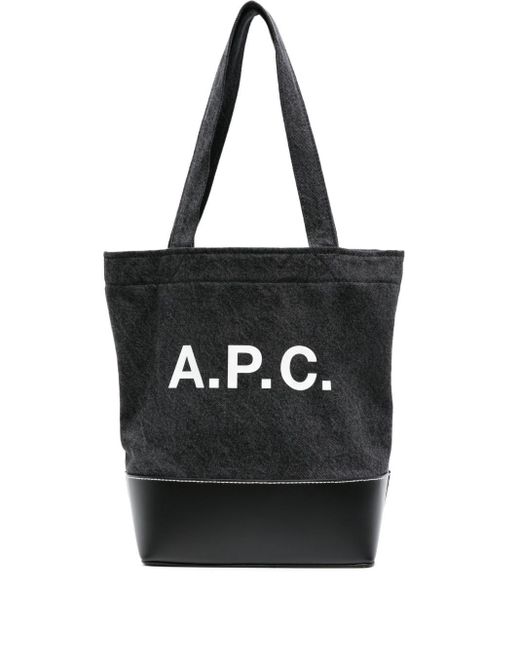 A.P.C. Black Kleiner Axel Shopper