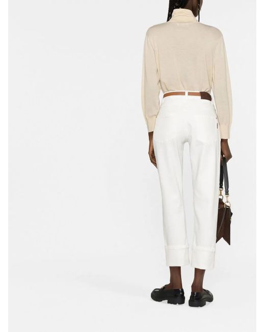 Max & Moi Natural Cashmere Rollneck Jumper