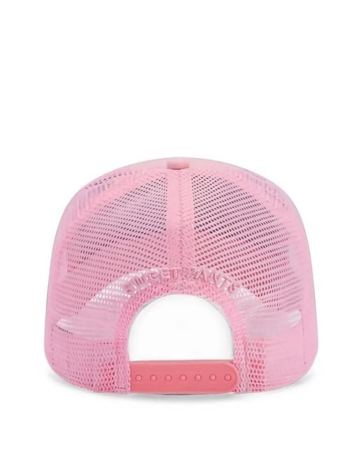 Sweet Pants Pink 3D Logo-Patch Mesh-Panel Cap