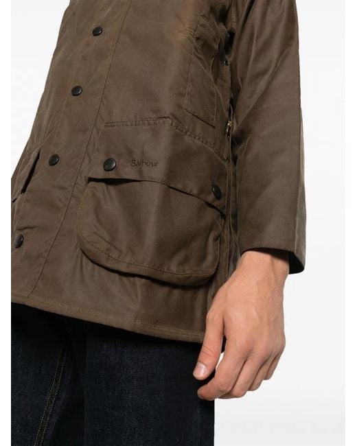 Barbour Brown Beaufort Wax Jacket for men