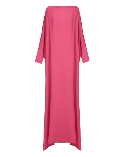 ‎Taller Marmo Pink Button-Detailed Kaftan Dress