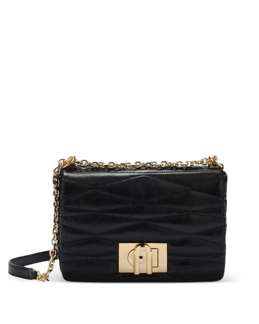Furla Gray Shoulder Bag