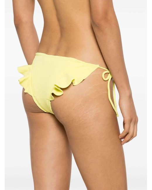 Clube Bossa Yellow Malgosia Ruffled Bikini Bottoms