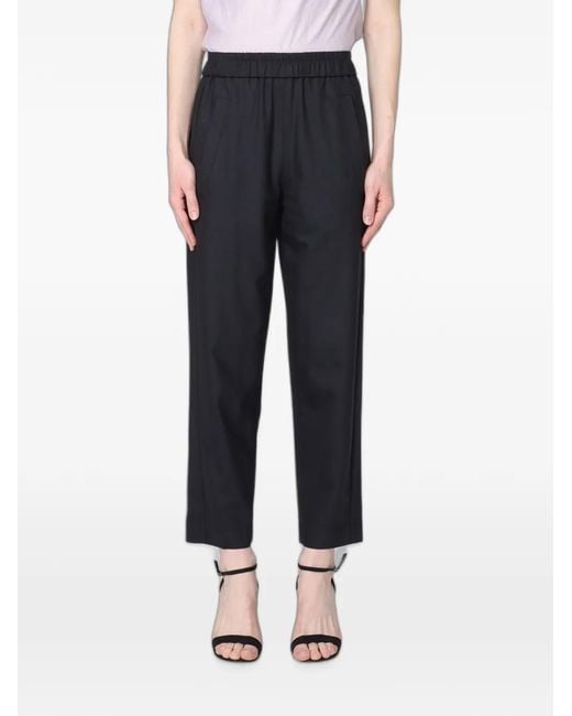 Tela Blue Pantalon Court À Taille Élastique