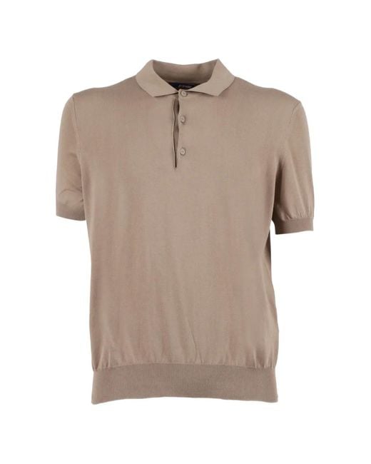 K-Way Natural Pleyne Buttoned Polo Shirt for men