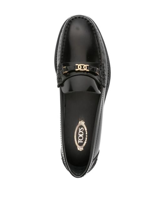 Tod's Black Tods Moccasins