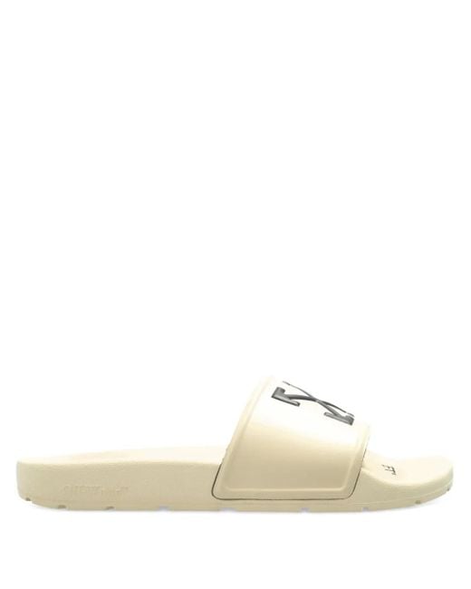 Off-White c/o Virgil Abloh ロゴ サンダル Natural