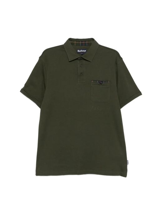 Barbour Corpatch Poloshirt in het Green voor heren