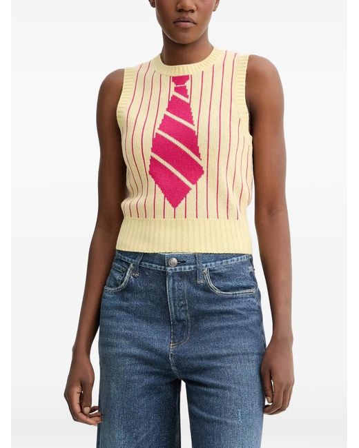 KENZO Blue Striped Vest