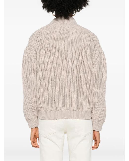 Marc O' Polo Natural Pullover mit Stehkragen