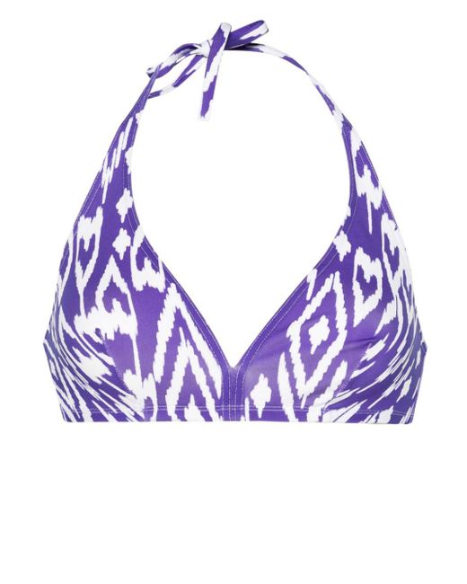 Eres Purple Storm Full-cup Triangle Bikini Top