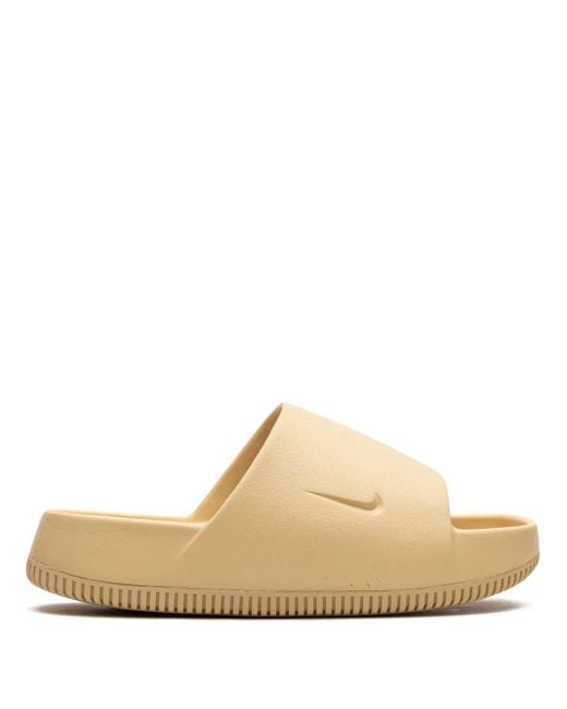 Sandali Slides Calm Sesame di Nike in White