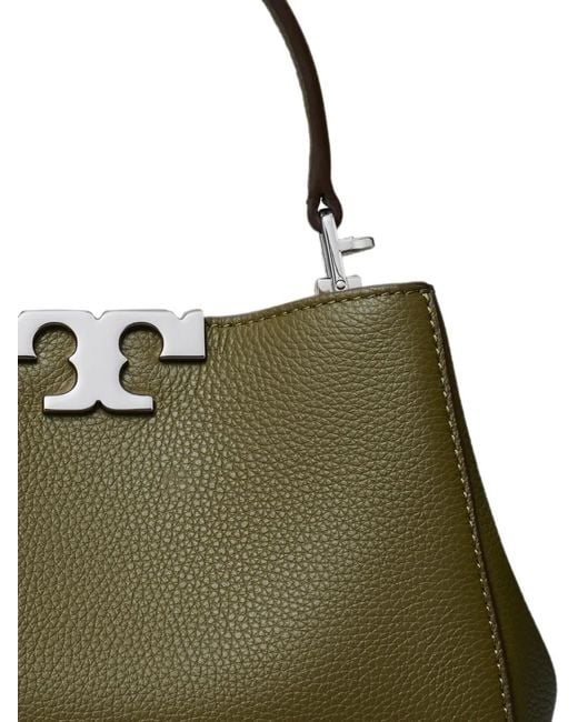 Tory Burch Green Mini Eleanor Soft Satchel
