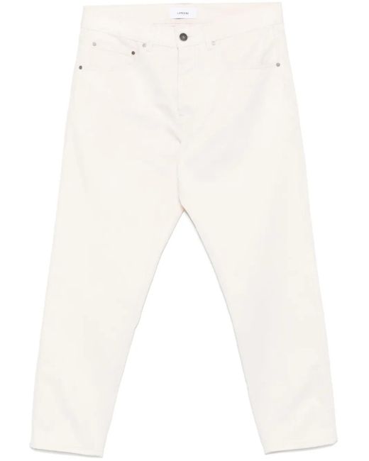 Lardini Klassische Tapered-Jeans in White für Herren