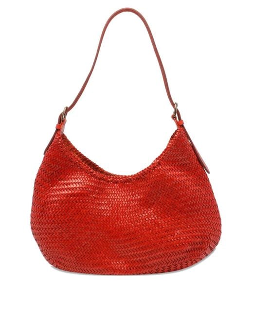 Dragon Diffusion Red Luna Mezza Shoulder Bag