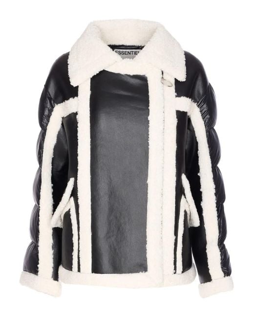 Giacca Con Inserti di Essentiel Antwerp in Black
