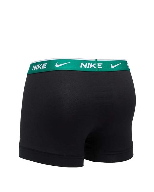 Nike Black Logo-Detail Trunks (Set Of Three) for men