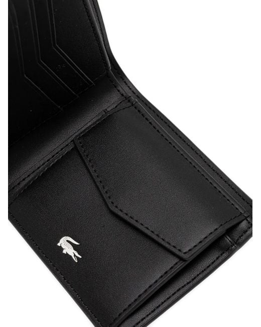 Lacoste Black Ossian Logo-print Wallet for men