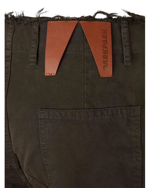 Pantaloni Rosalind Con Frange di DARKPARK in Brown
