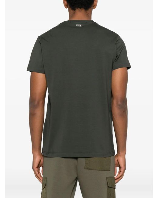 Camiseta con detalle del logo Les Hommes de hombre de color Green