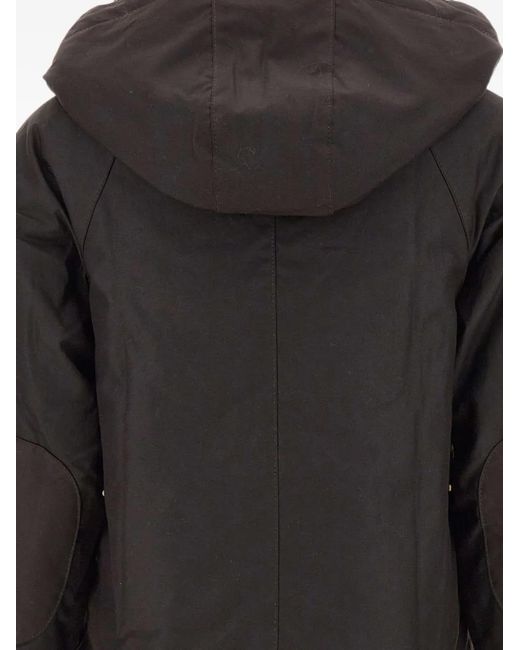 Barbour Black Georgette Waxed Jacket