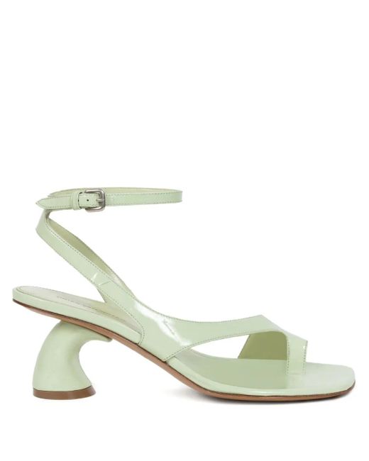 Dries Van Noten アーチヒール サンダル Metallic