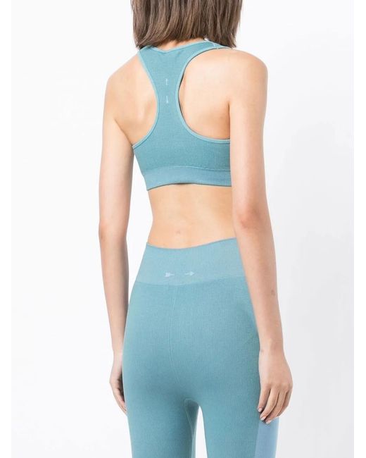 The Upside Blue Anna Seamless Sports Bra
